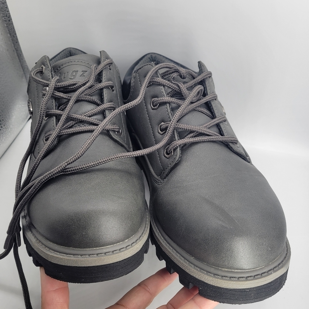 Lugz Men's Empire Water Resistant Oxford Boots Size 7.5 Grey Cushion NWOB - Picture 12 of 13